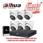 [COD only]Dahua 6MP Smart Dual Light WizSense 8CH KIT(HDW3667)