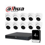 Dahua 6MP Wizense 8CH 10CAM 4TB AI KIT(HDW3666)