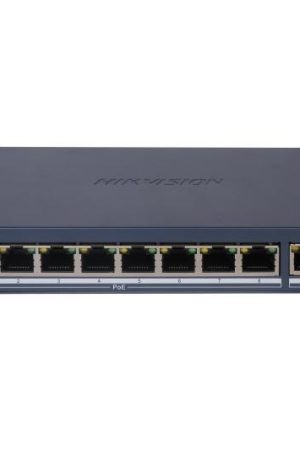 Hikvision 8 Port 8 POE Smart POE Switch, 2 Uplink, 110 W