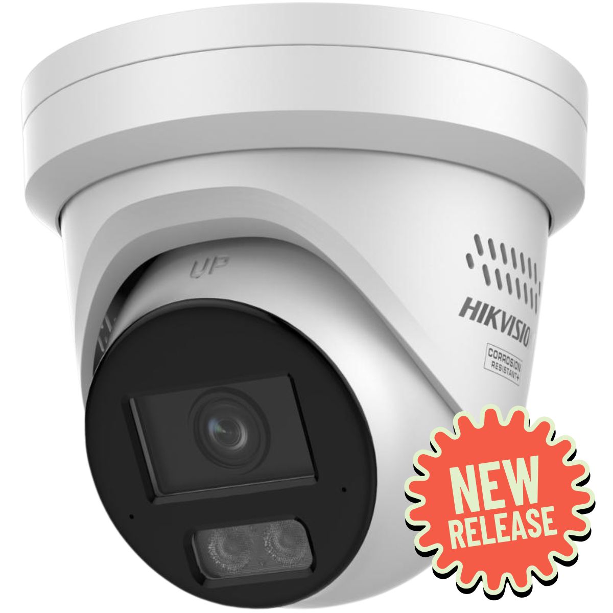 Hikvision New G3 ColorVu 6MP 3.0 2.8mm Turret, Siren Strobe