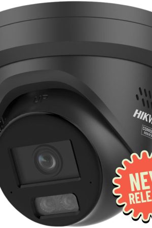 Hikvision New G3 ColorVu 8MP 2.8mm Turret, Siren Strobe, Black